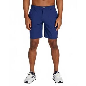 NEW REDVANLY men's hanover 9" pull-on short in navy